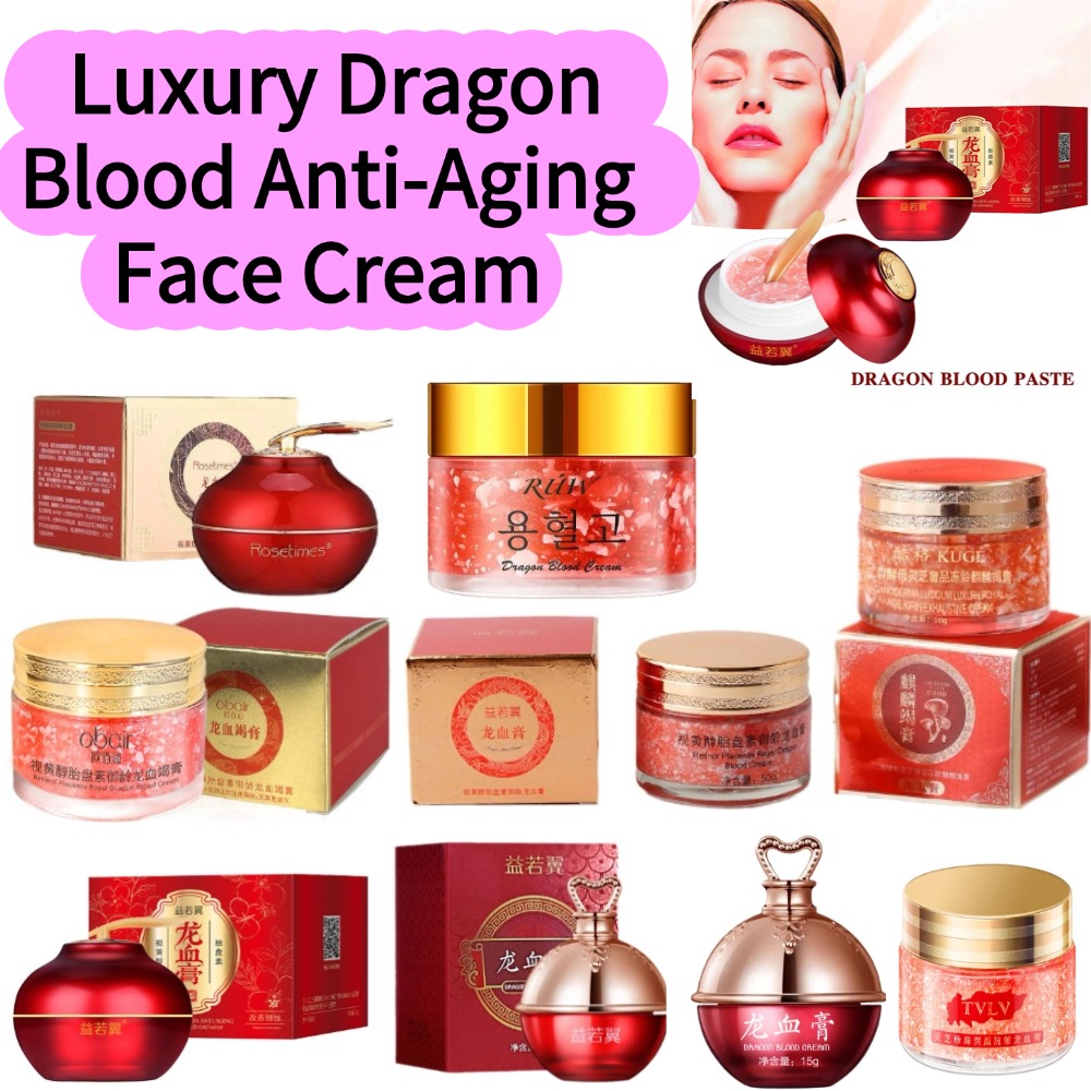 Luxury Skincare Distributors - Krim Wajah Anti-Penuaan Mewah Dragon Blood