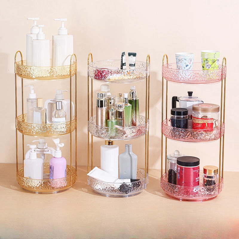 Luxury Skincare Aesthetic - Kotak penyimpanan kosmetik, meja rias, rak