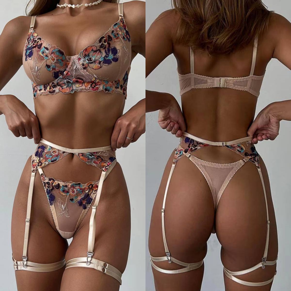 Luxury Skincare Aesthetic - Krasapt Lingerie tembus pandang bordir mewah