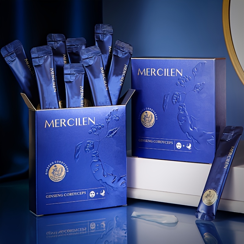Luxury Skincare Aesthetic - MERCILEN Ginseng Cordyceps Collagen Luxurious Firming