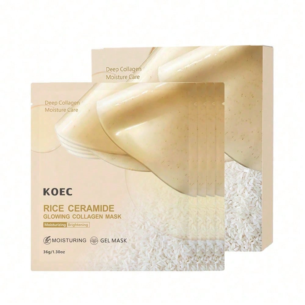 Rice 70 Glow Collagen Mask Mas - Luxury Glow Skincare ulasan dan harga