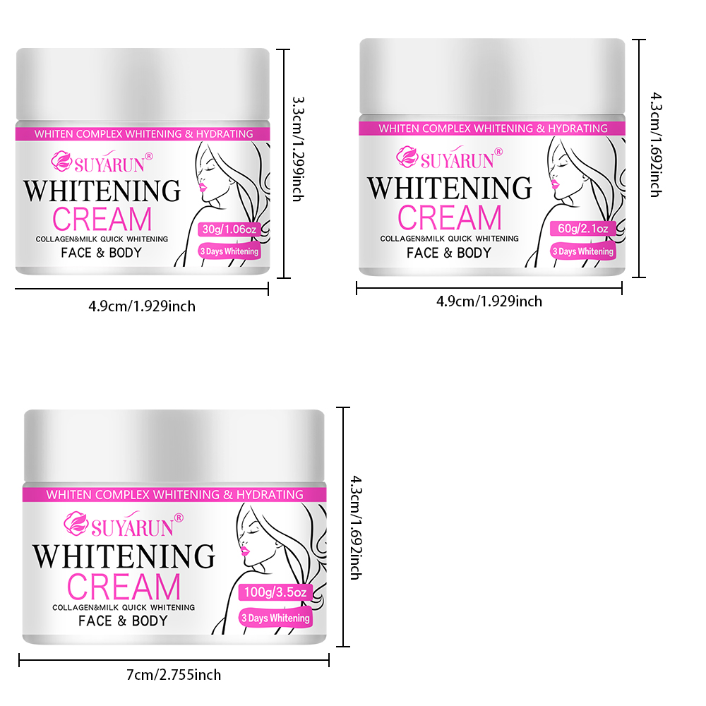 SUYARUN Krim Pencerah Hadiah N - Luxury Glow Skincare ulasan dan harga