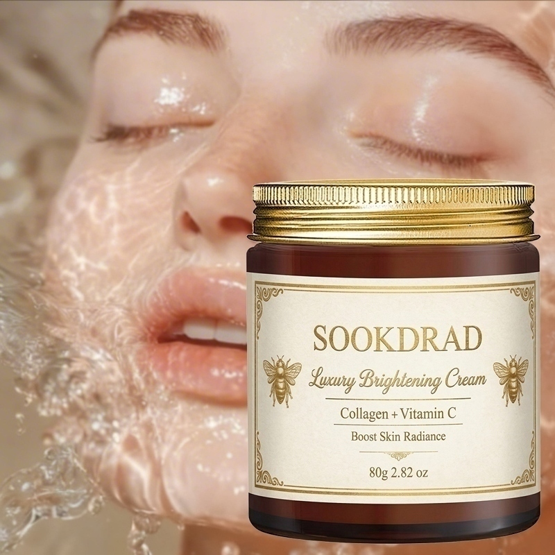 Krim Pencerah Mewah, Kolagen+V - Luxury Glow Skincare ulasan dan harga